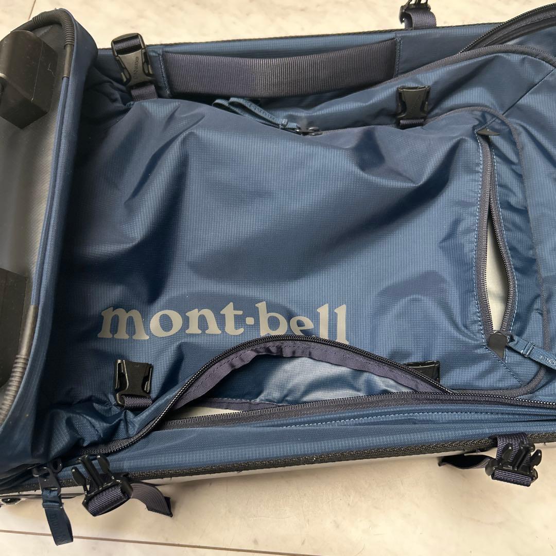 一度使用のみ　mont-bell ウィリーバッグ 40L ネイビー　説明書付