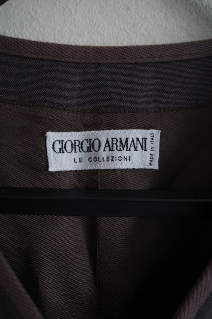 90s giorgio armani リネンベスト　ユーロワーク