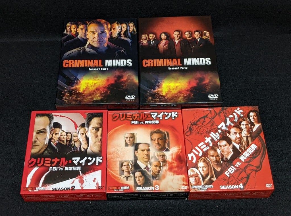 クリミナルマインドDVD BOX/シーズン1〜4☆シーズン1の1,2話のみ欠品