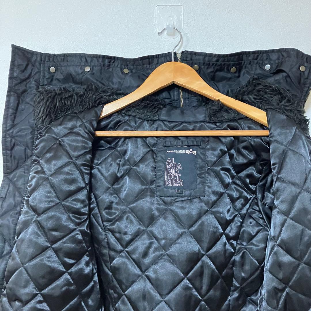 アルファインダストリーズ　Ｎ-3b フライトジャケット ミリタリーコート　L