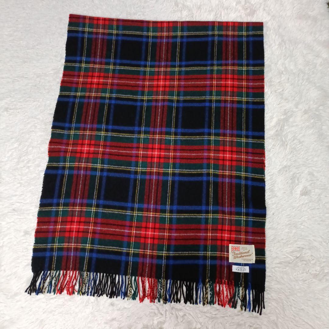 美品■Traditional Weatherwear 大判 ストール チェック柄