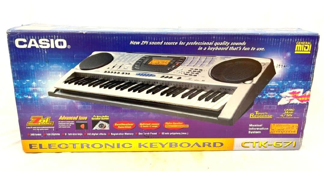 CASIO カシオ CTK-671 キーボード 電子 ピアノ 鍵盤楽器
