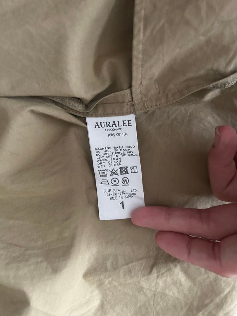 AURALEE オーラリー　トレンチコート