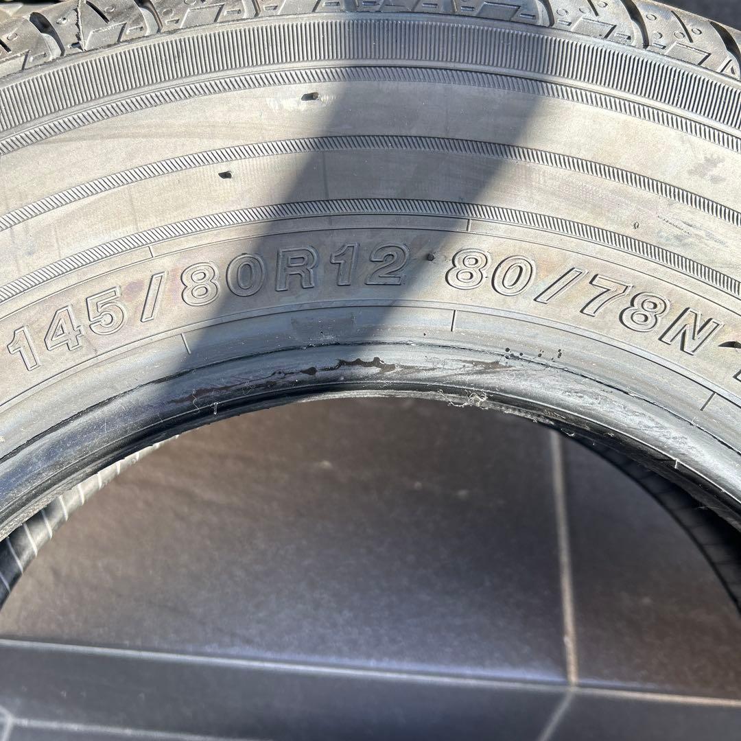 【未使用】YOKOHAMA 145/80R12 80/78N LT 4本セット