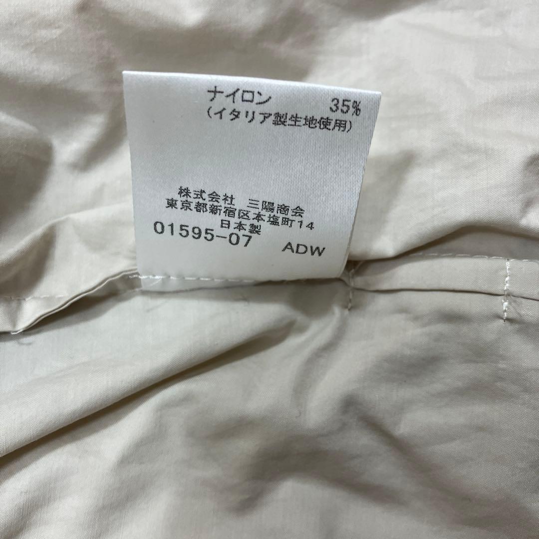 美品 希少サイズ バーバリー スプリングコート ノバチェック ホワイト 3XL
