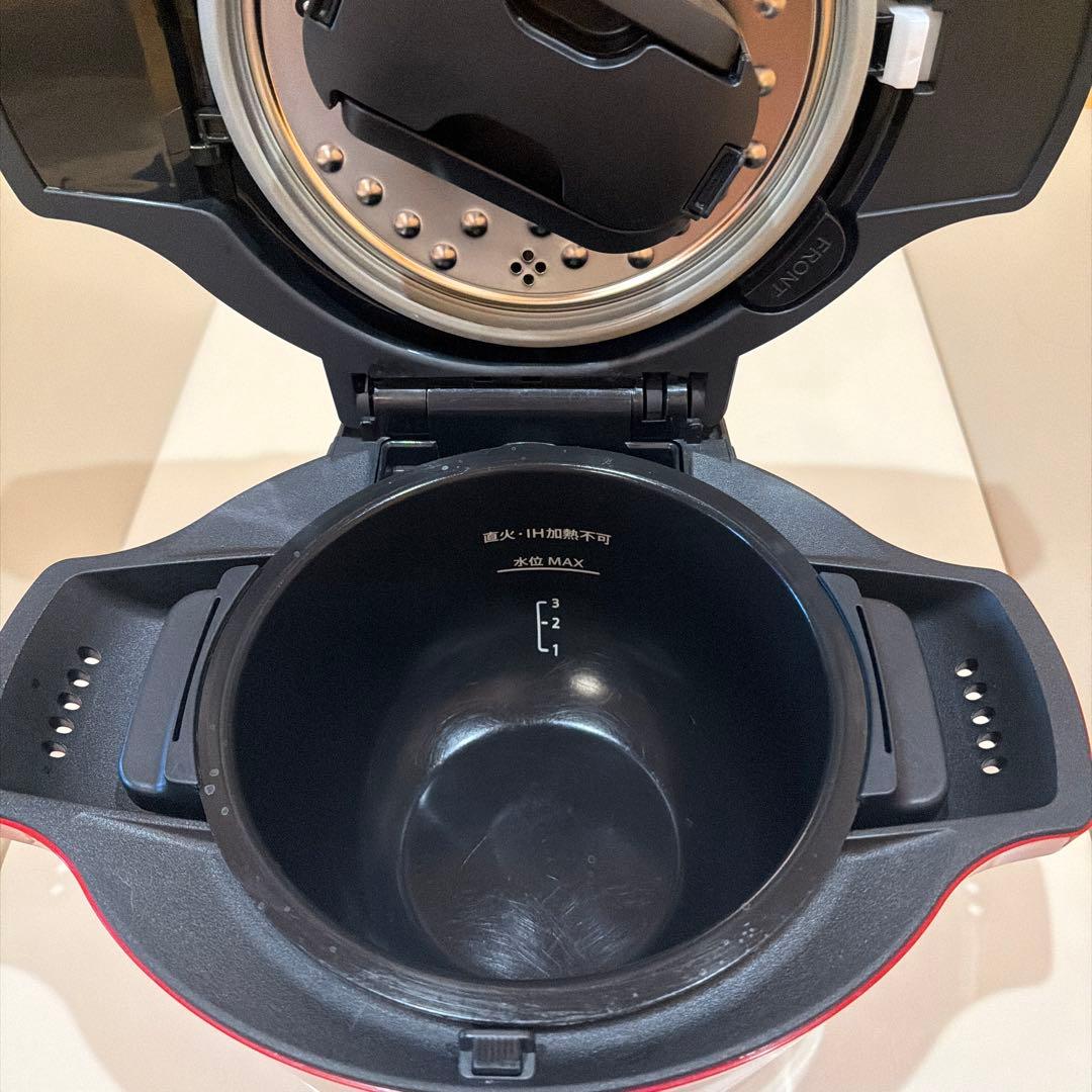 SHARP ヘルシオホットクックレッド 1.6ℓ KN-HW16F