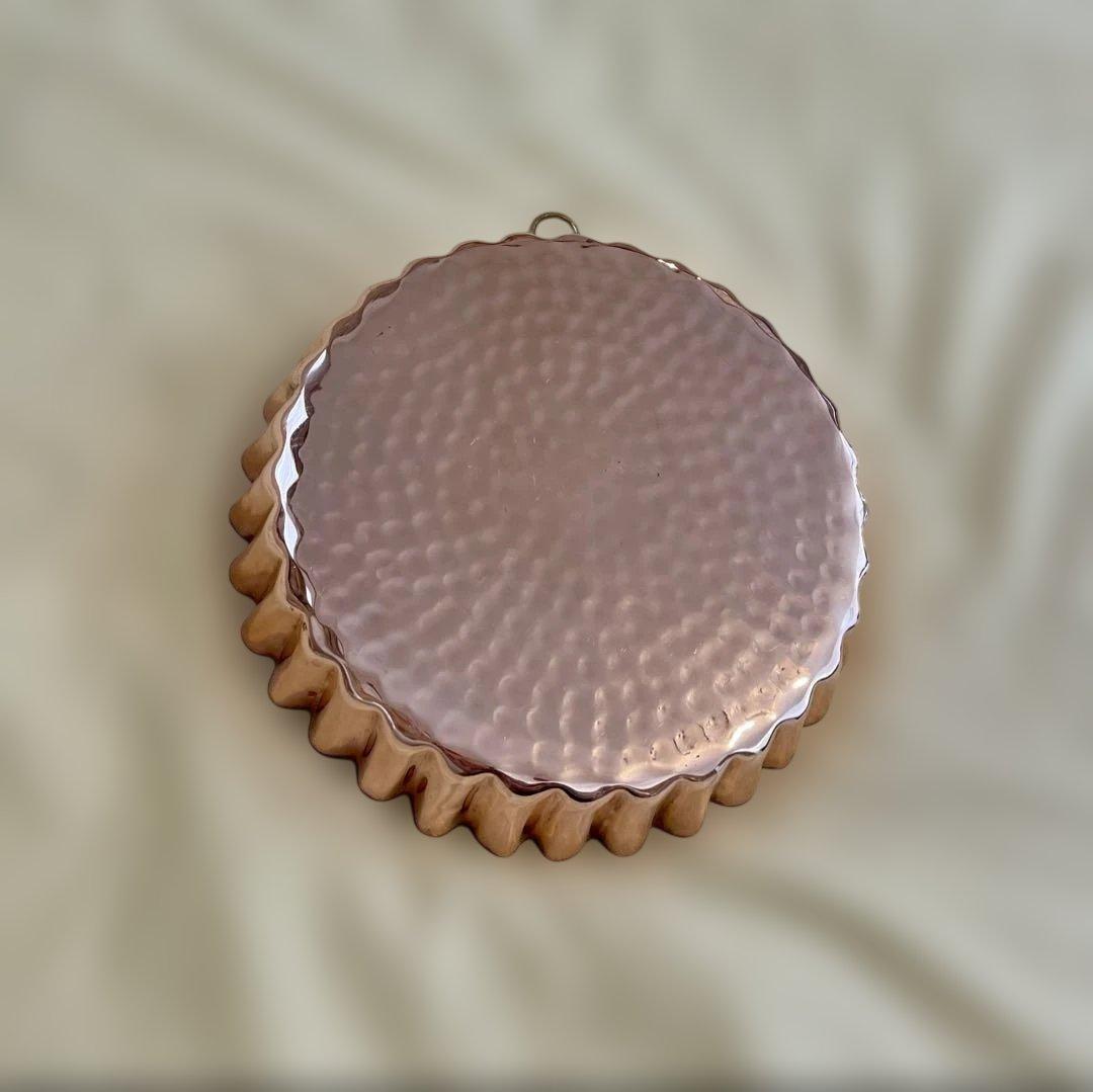 MAUVIELムヴィエール銅製 タルト型/ケーキ型 フランス製【未使用/美品】