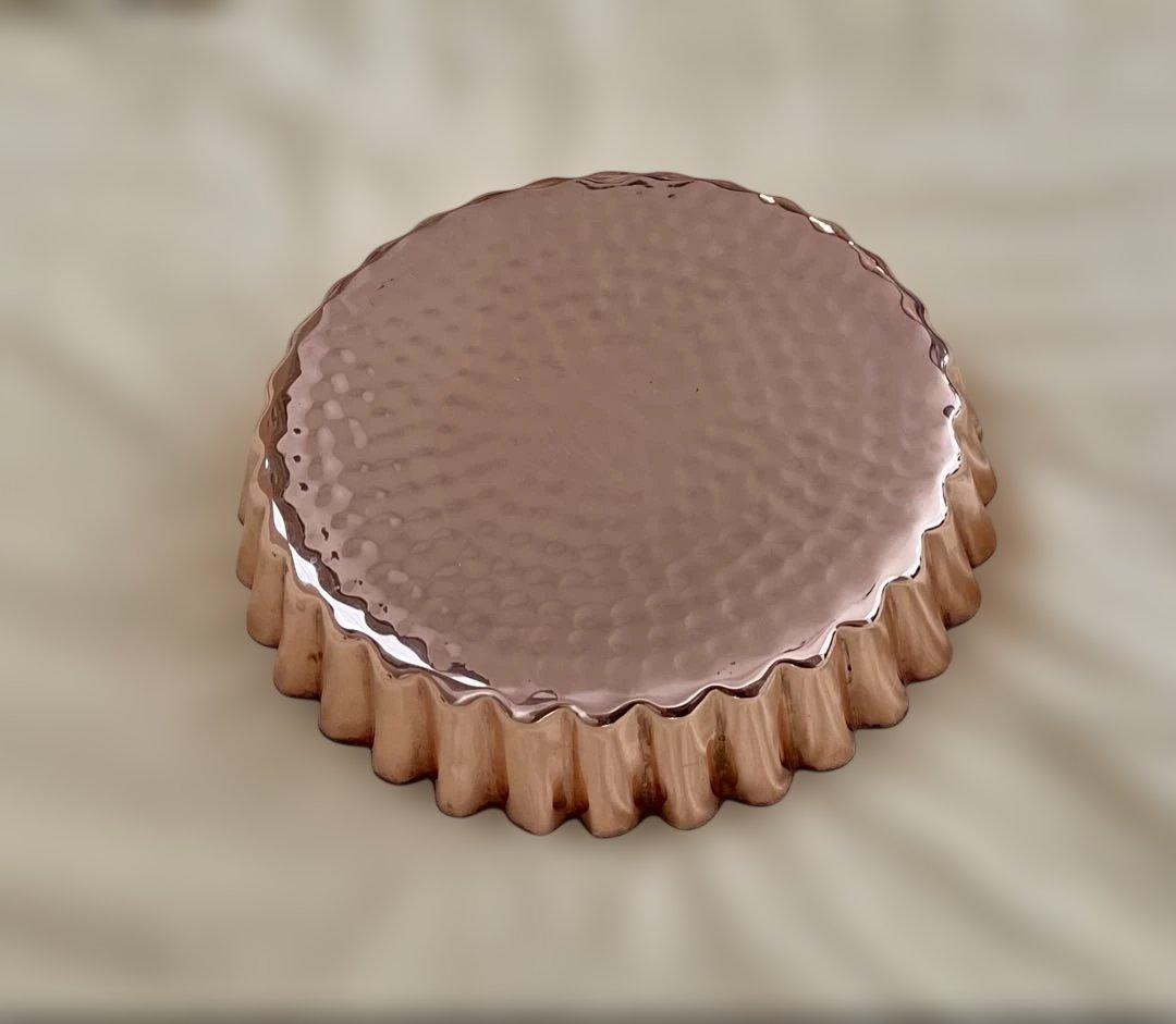MAUVIELムヴィエール銅製 タルト型/ケーキ型 フランス製【未使用/美品】