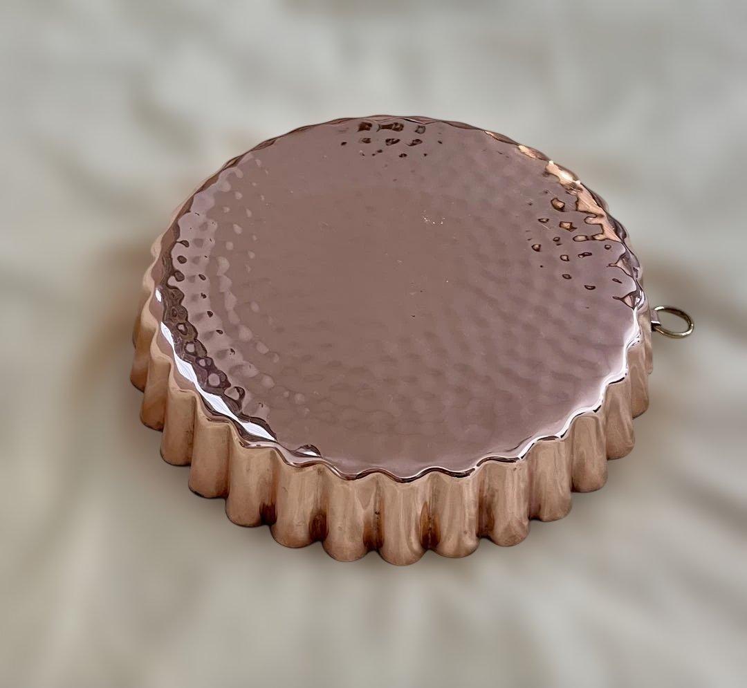 MAUVIELムヴィエール銅製 タルト型/ケーキ型 フランス製【未使用/美品】