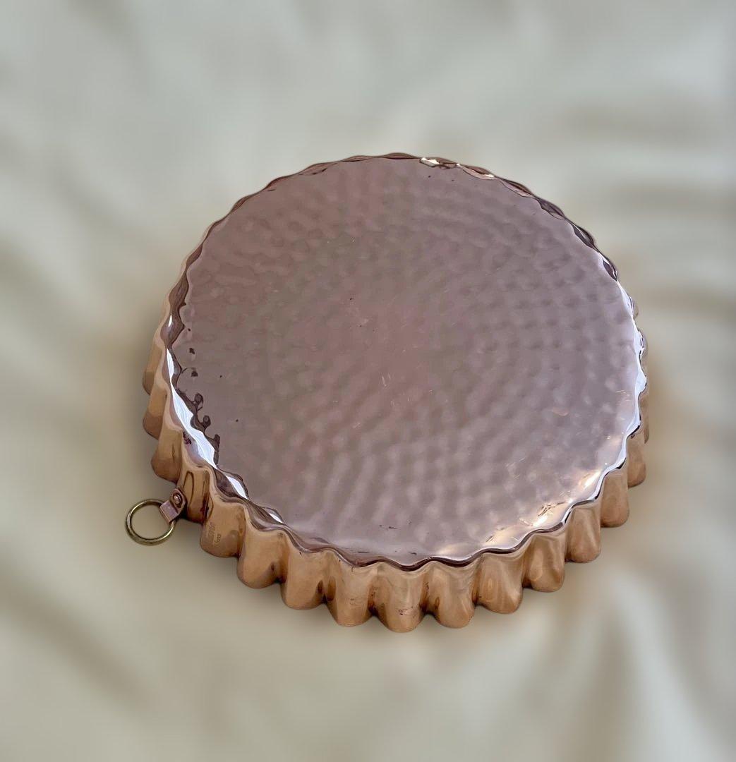MAUVIELムヴィエール銅製 タルト型/ケーキ型 フランス製【未使用/美品】