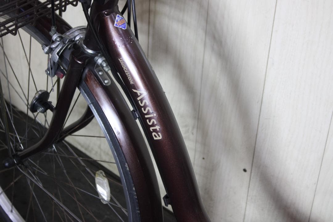 ブリヂストンアシスタベーシックA6B16 13.2AH 26インチ LED 茶