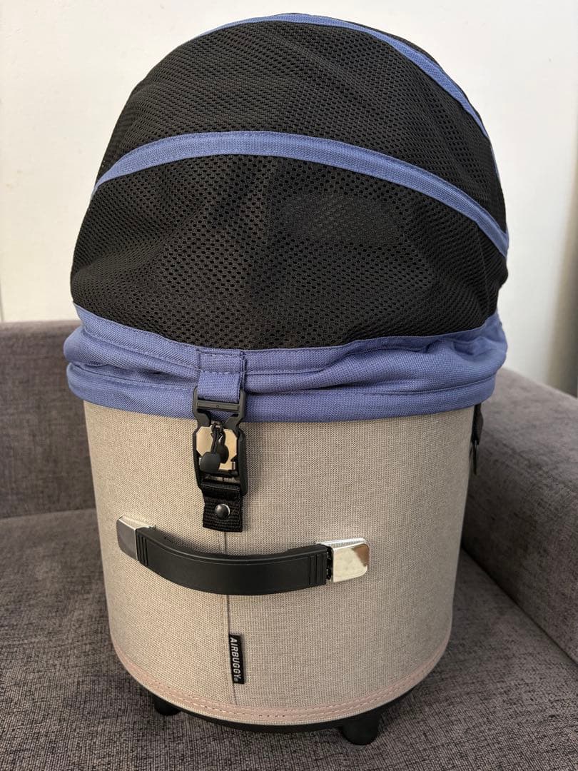 極美品　エアバギー　DOME3 レギュラー　ナイルブルー　ペットカート