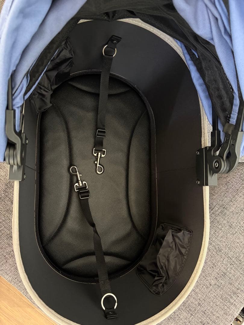 極美品　エアバギー　DOME3 レギュラー　ナイルブルー　ペットカート