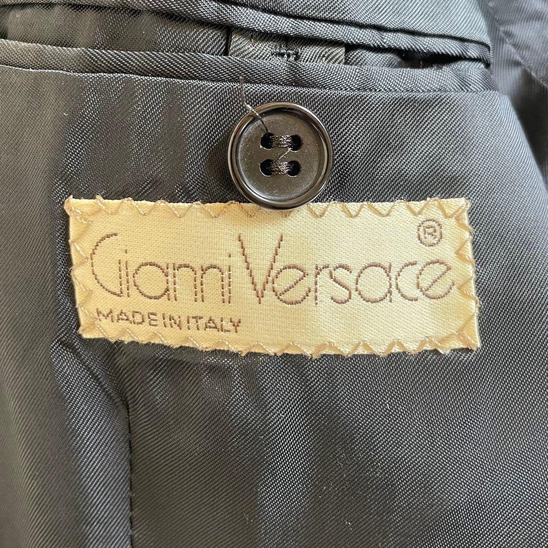 90s本人期Gianni Versaceヴェルサーチ短丈 カシミア混 ジャケット