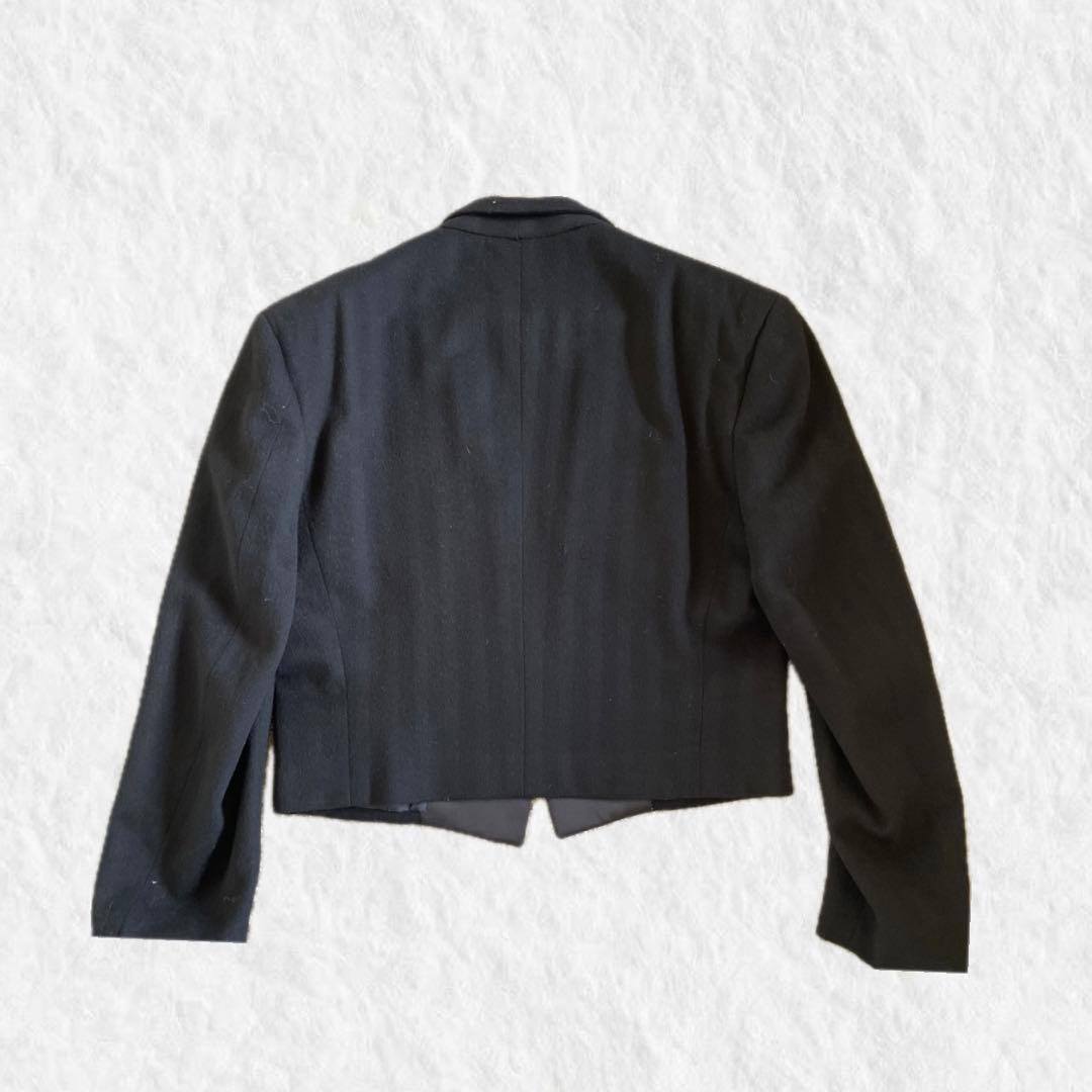 90s本人期Gianni Versaceヴェルサーチ短丈 カシミア混 ジャケット