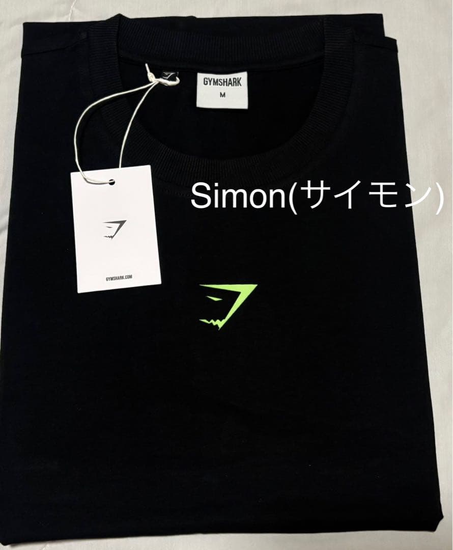  黒×蛍光色 Tシャツ Mサイズ