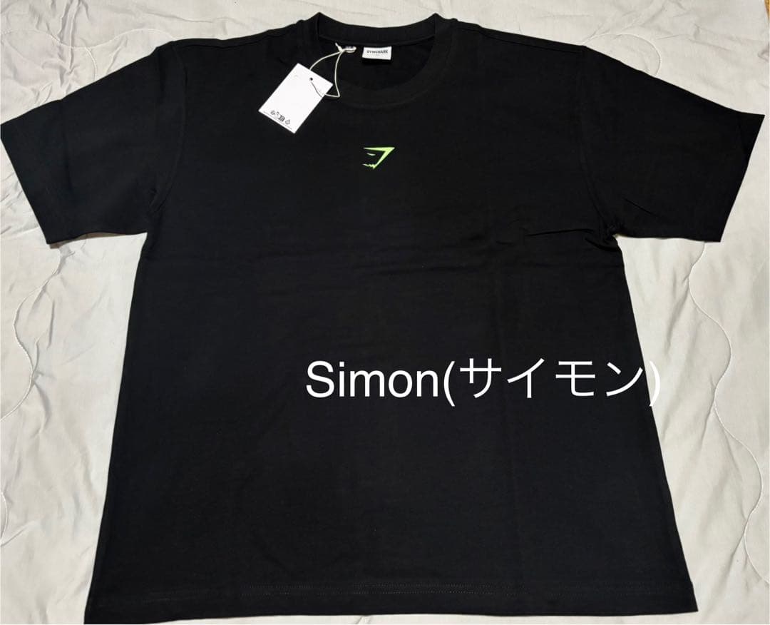  黒×蛍光色 Tシャツ Mサイズ