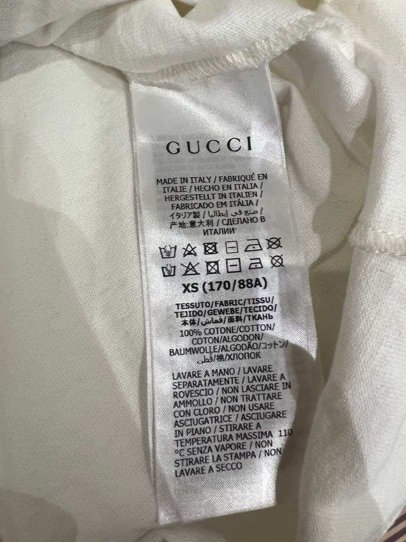 GUCCI グッチ　レディース　Tシャツ ホワイト 半袖　 XS