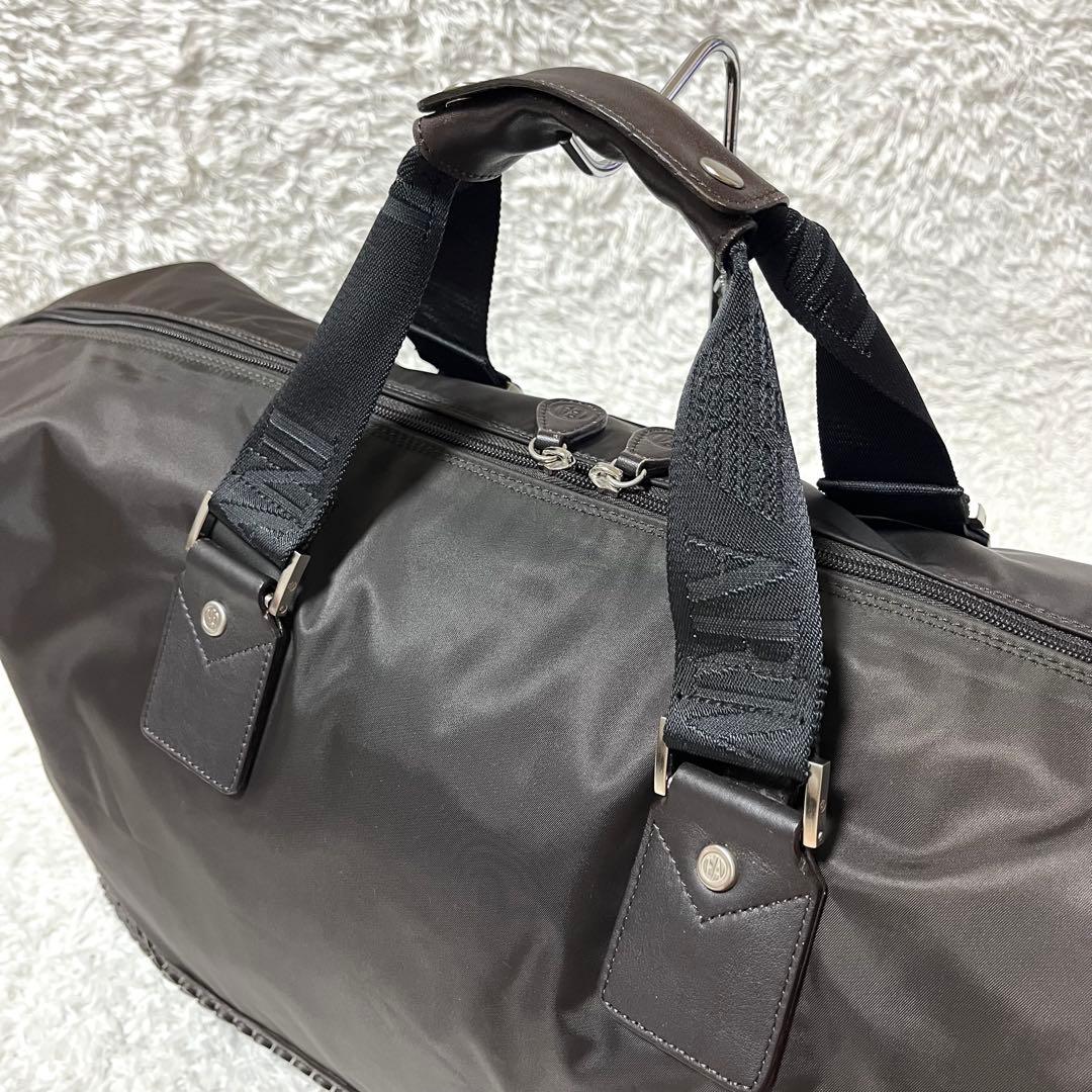✨希少✨ EMPORIO ARMANI 2way ボストンバッグ 旅行鞄 大容量