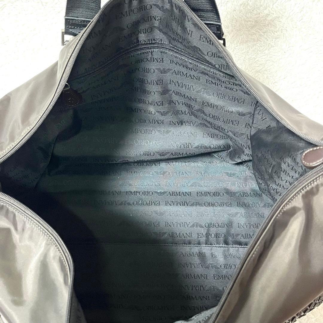 ✨希少✨ EMPORIO ARMANI 2way ボストンバッグ 旅行鞄 大容量