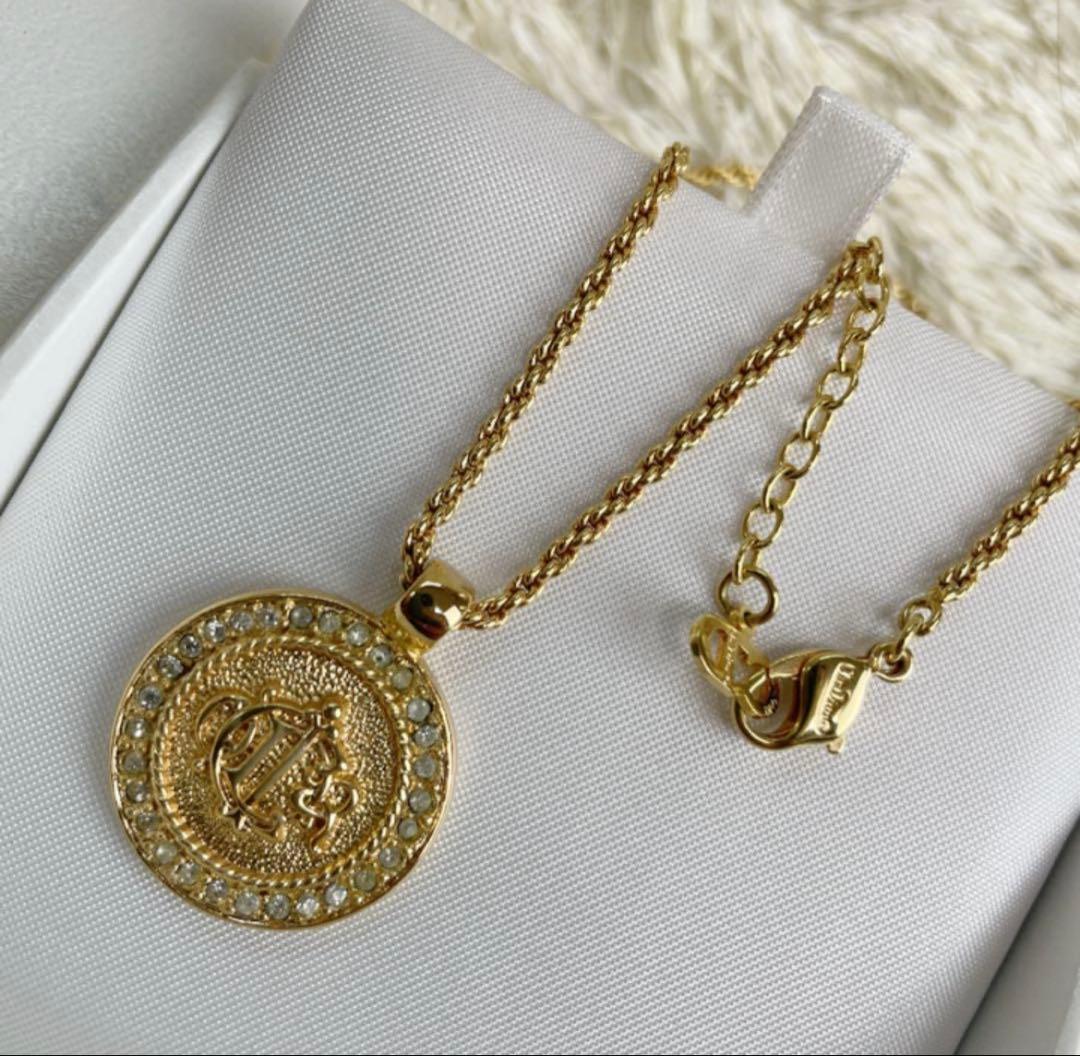 希少 Dior ゴールド ビンテージ ネックレス