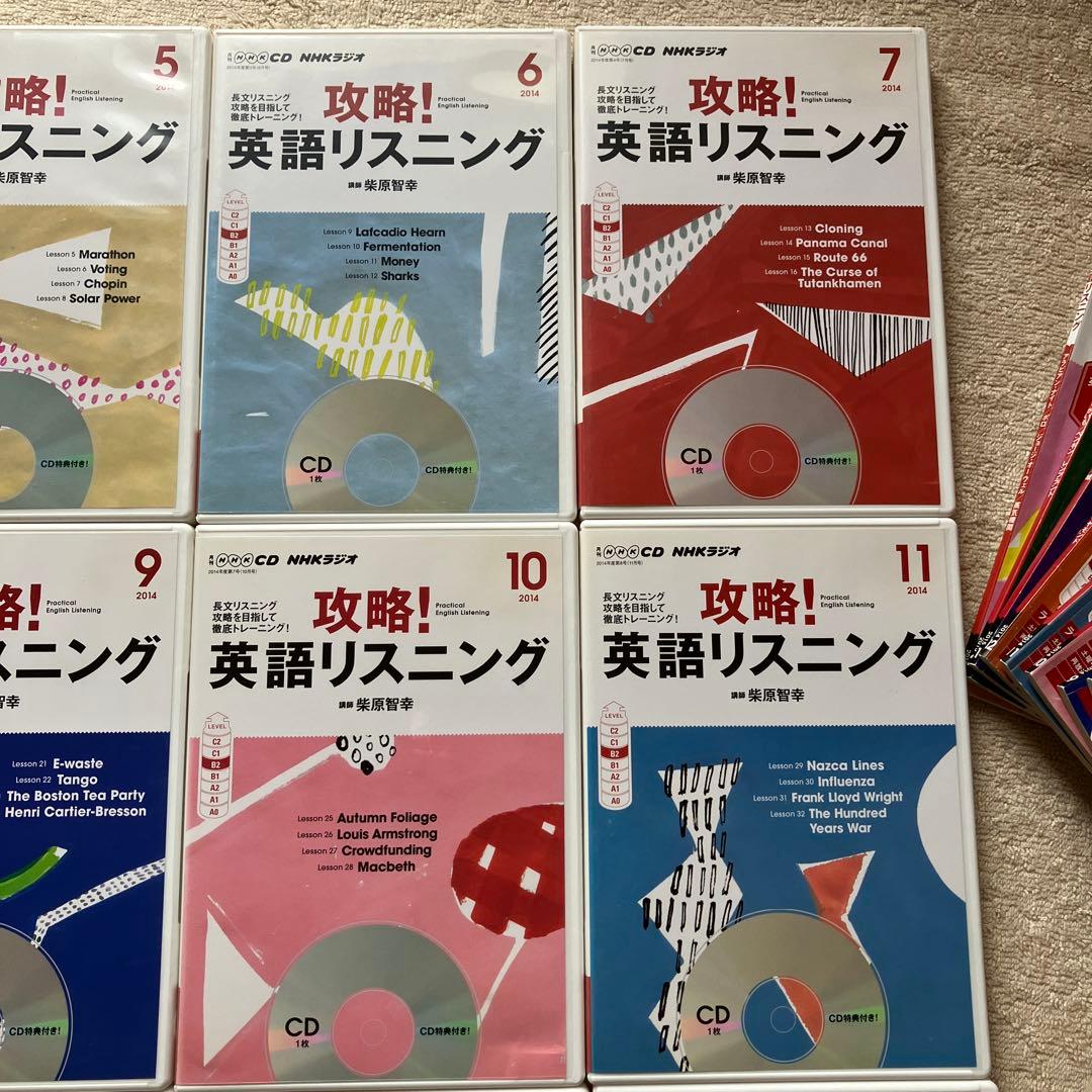 NHK語学 「攻略！英語リスニング 2014年度」CD ・テキスト12か月セット