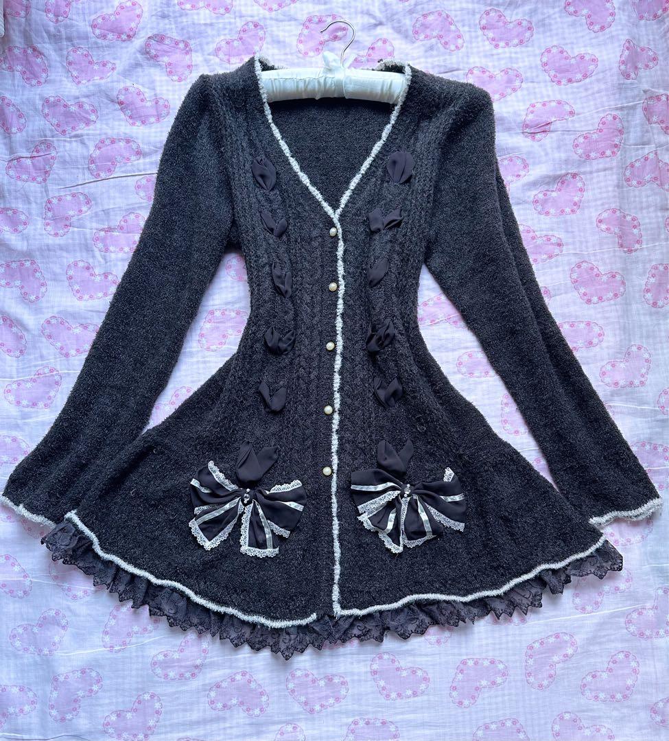 axes　アクシーズ　y2k 00s　coquette 編み上げリボンᥫ᭡