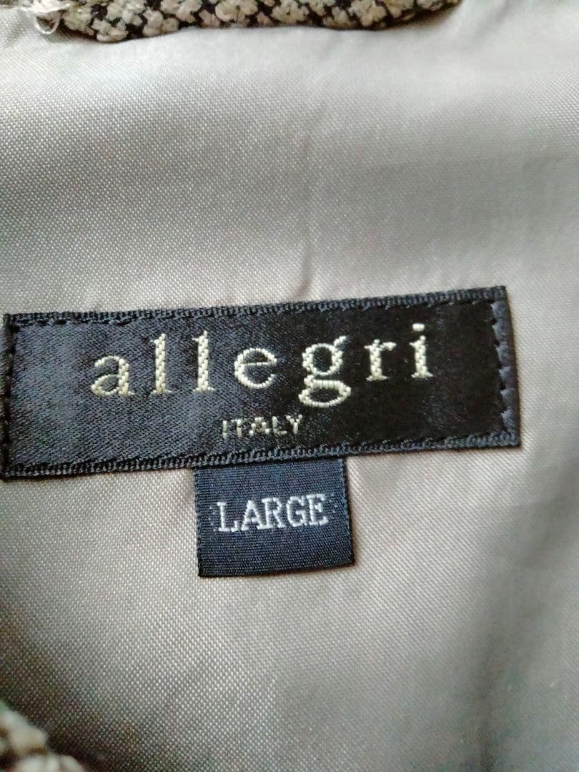 ルーク様allegri カバーオール ジャケット ベージュ 上品 美品L