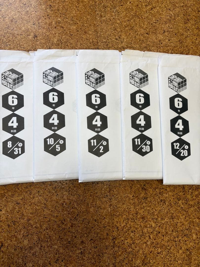 【日能研】6年　公開模試　4科(4月〜12月)9回分
