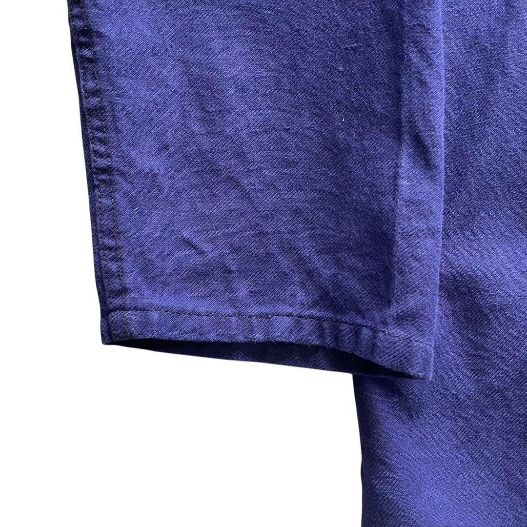 70s ヴィンテージフレンチ LEGLAZIK フィッシャーマンシャツ スモック