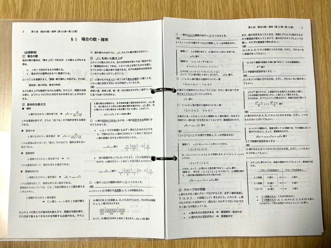 高3理系数学 単元別演習