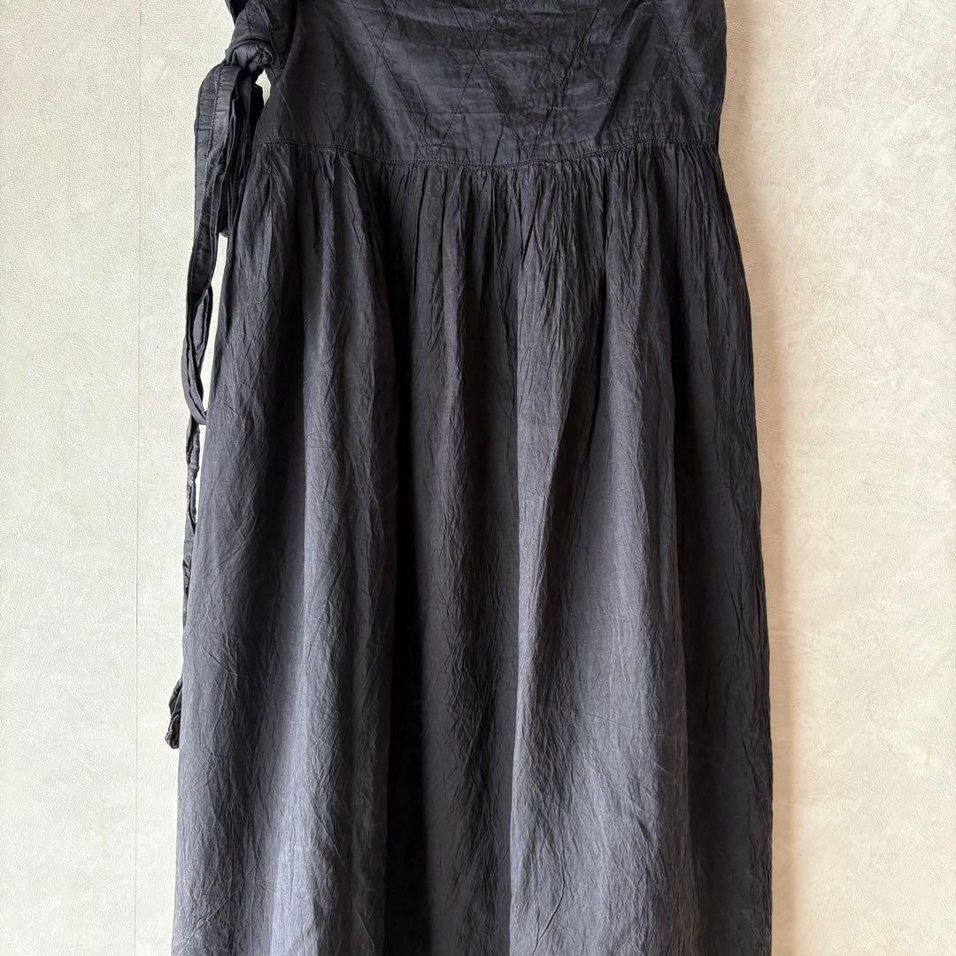 chez vidalenc シェヴィダレンク シルク巻きスカート