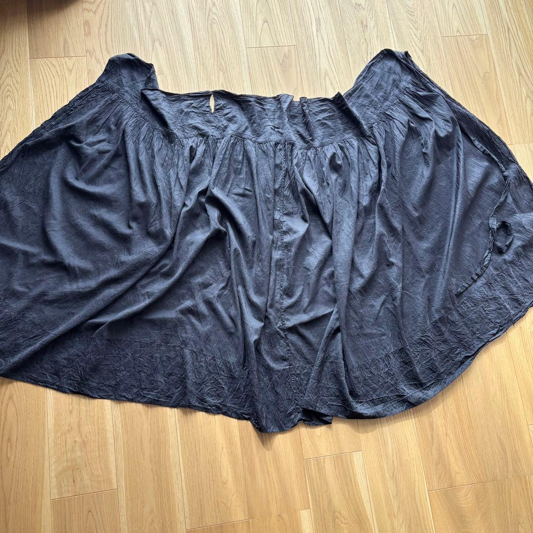 chez vidalenc シェヴィダレンク シルク巻きスカート