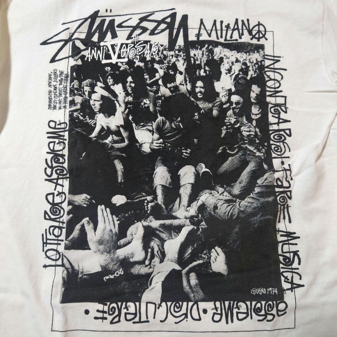 レア★ミラノ限定★STUSSY オールドステューシー Lサイズ Tシャツ ロンT