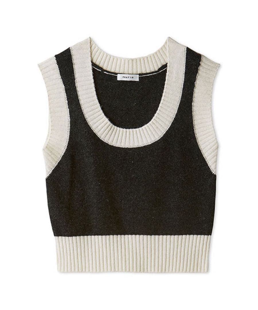 【最終値下げ】完売商品‼️FRAY I.D♡ ラクーンケーブルニットアンサンブル