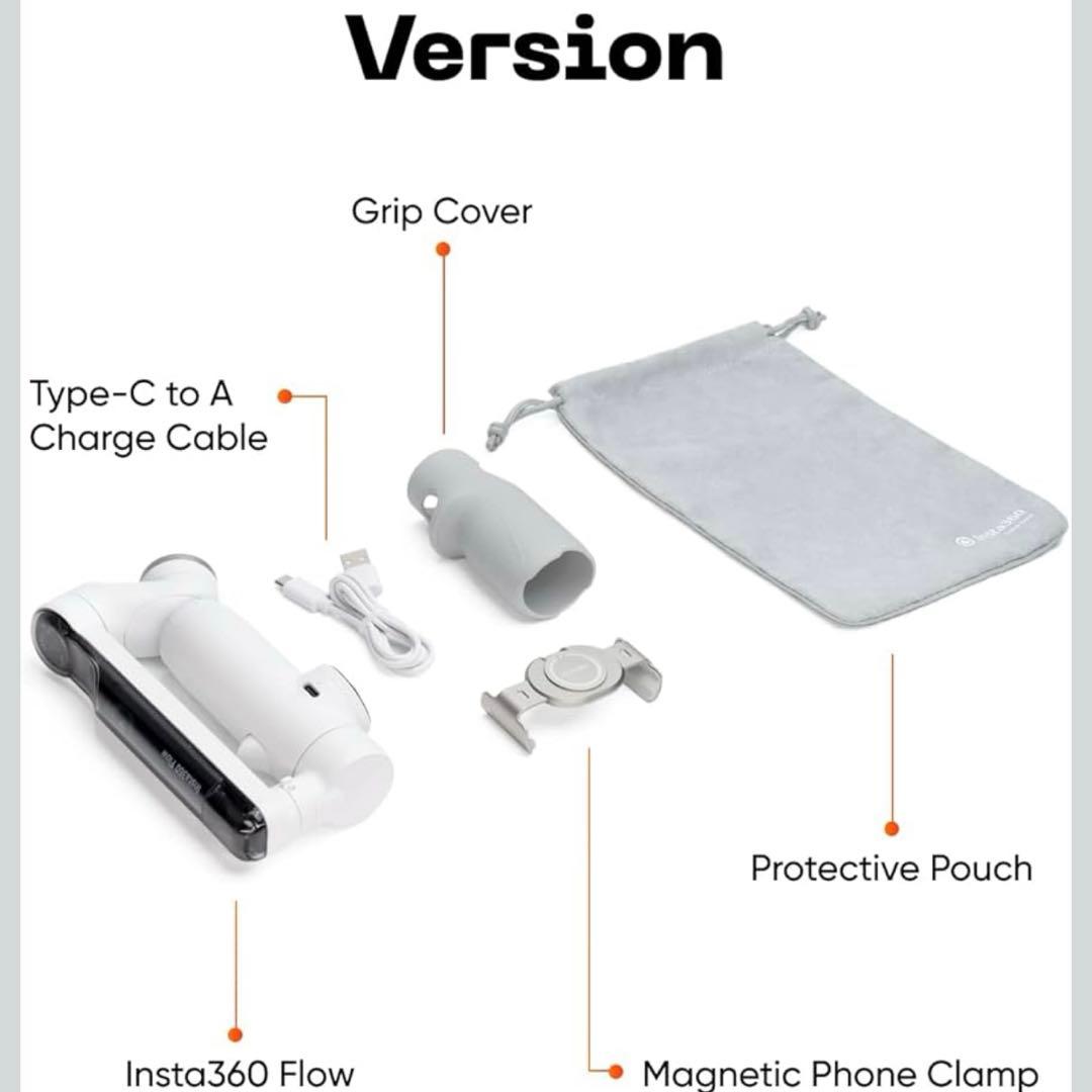 Insta360 Flow Summit White 一度使用のみ 付属品完備