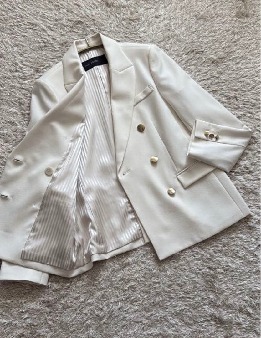 最終SALE★新品【NOLLEY'S】サージシャーク ダブルジャケット 金釦