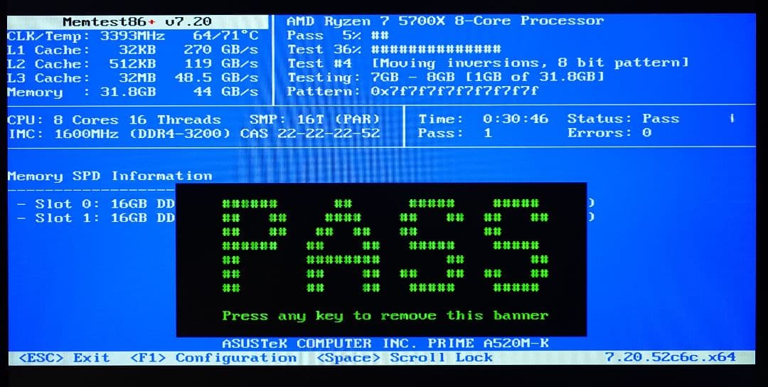 Hanye DDR4 16GB×2 計 32GB 3200MHz 【動作確認済】