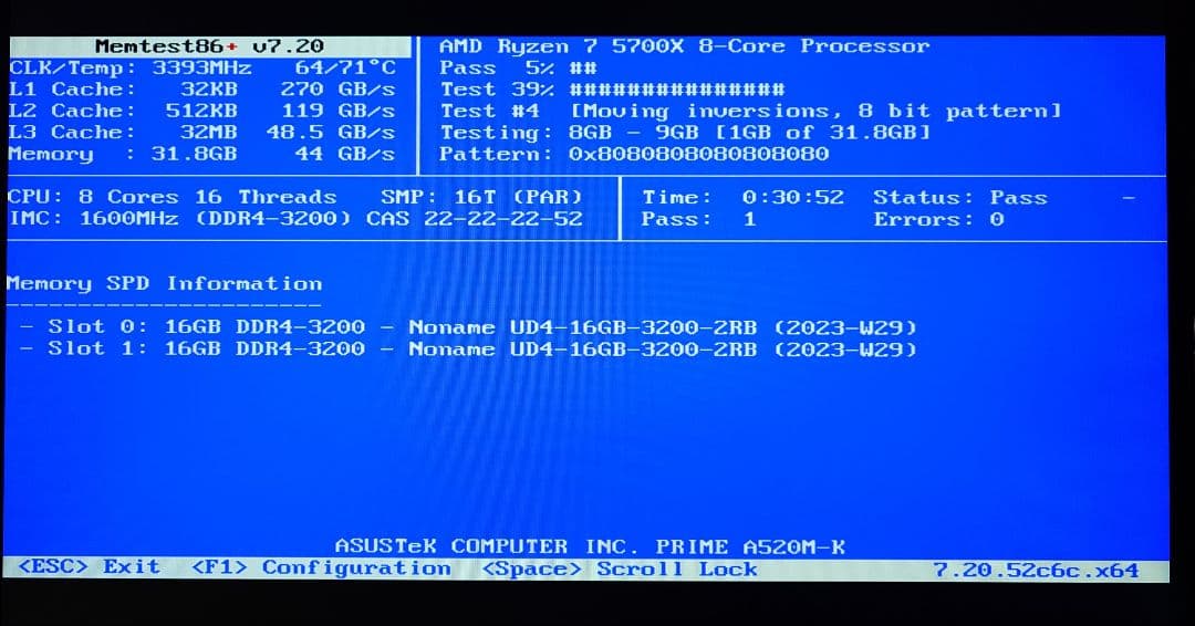 Hanye DDR4 16GB×2 計 32GB 3200MHz 【動作確認済】