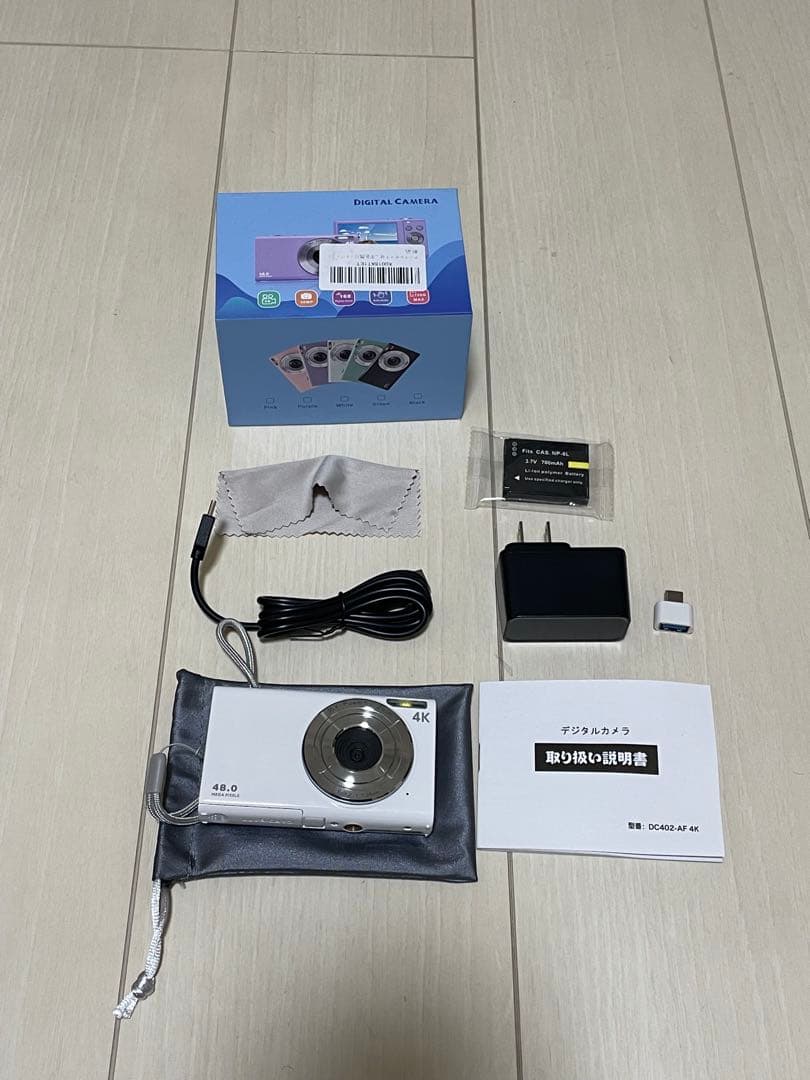 Anteam 4K デジタルカメラ ホワイト