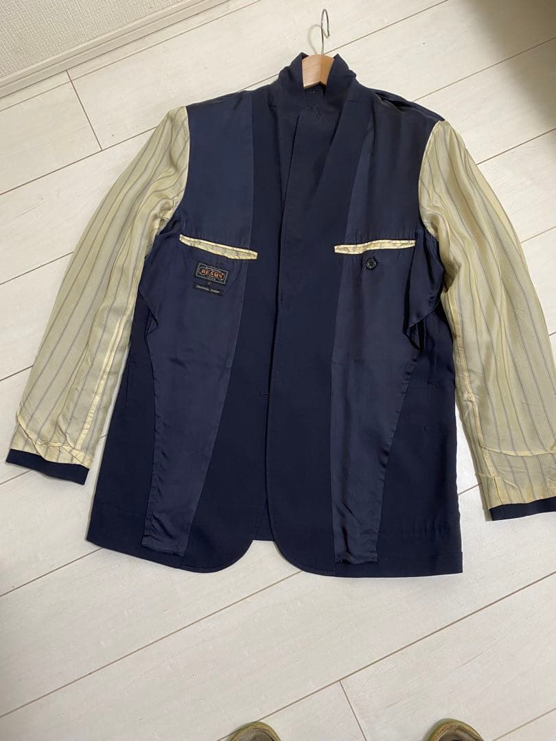 BEAMS PLUS ネイビー ブレザー Lサイズ