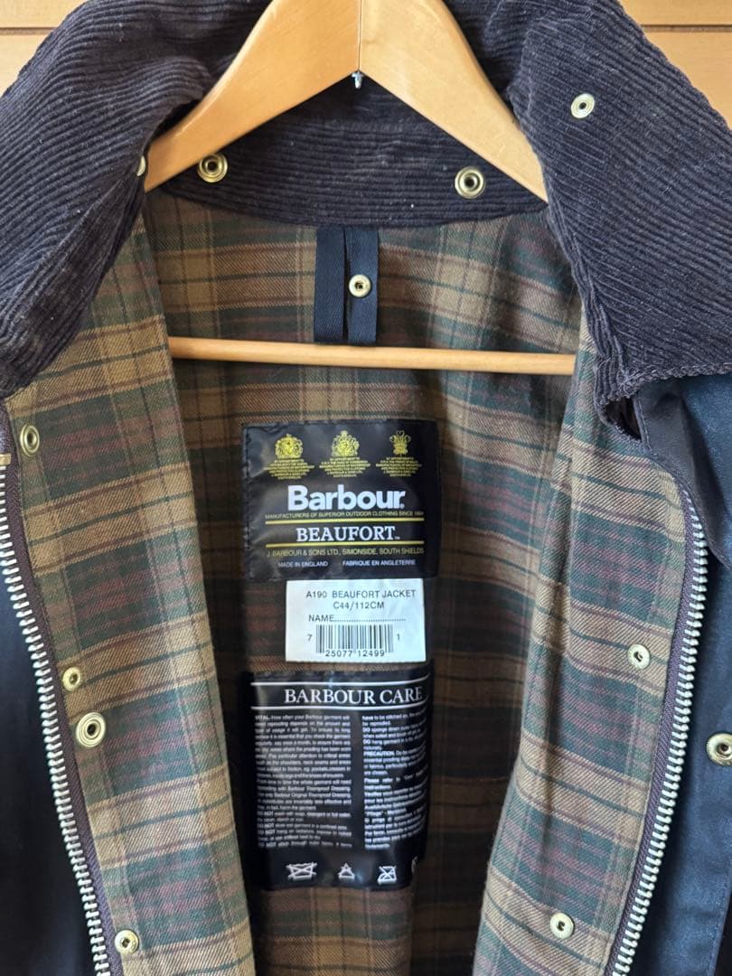 Ａ190 Barbour Beaufort オイルジャケット