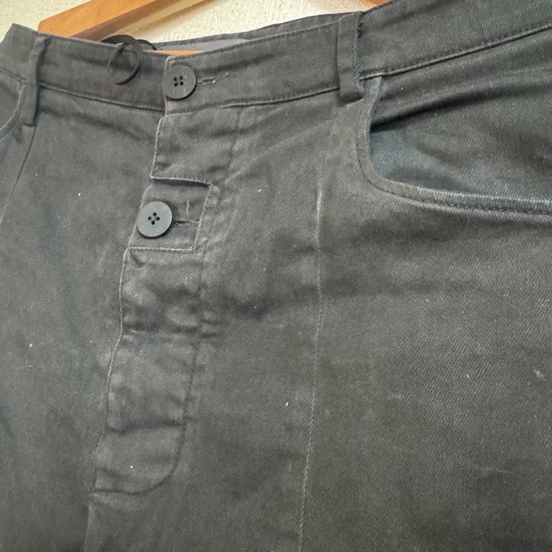 Nostrasantissima クロップドサルエルパンツ 黒 46