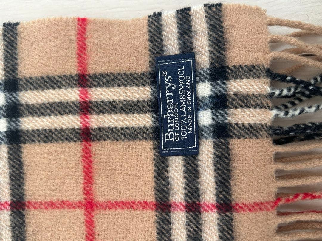 【美品】Burberry タータンチェックマフラー