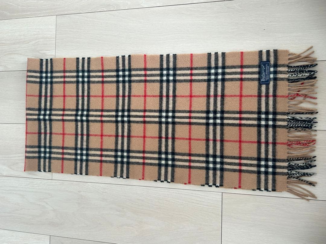 【美品】Burberry タータンチェックマフラー