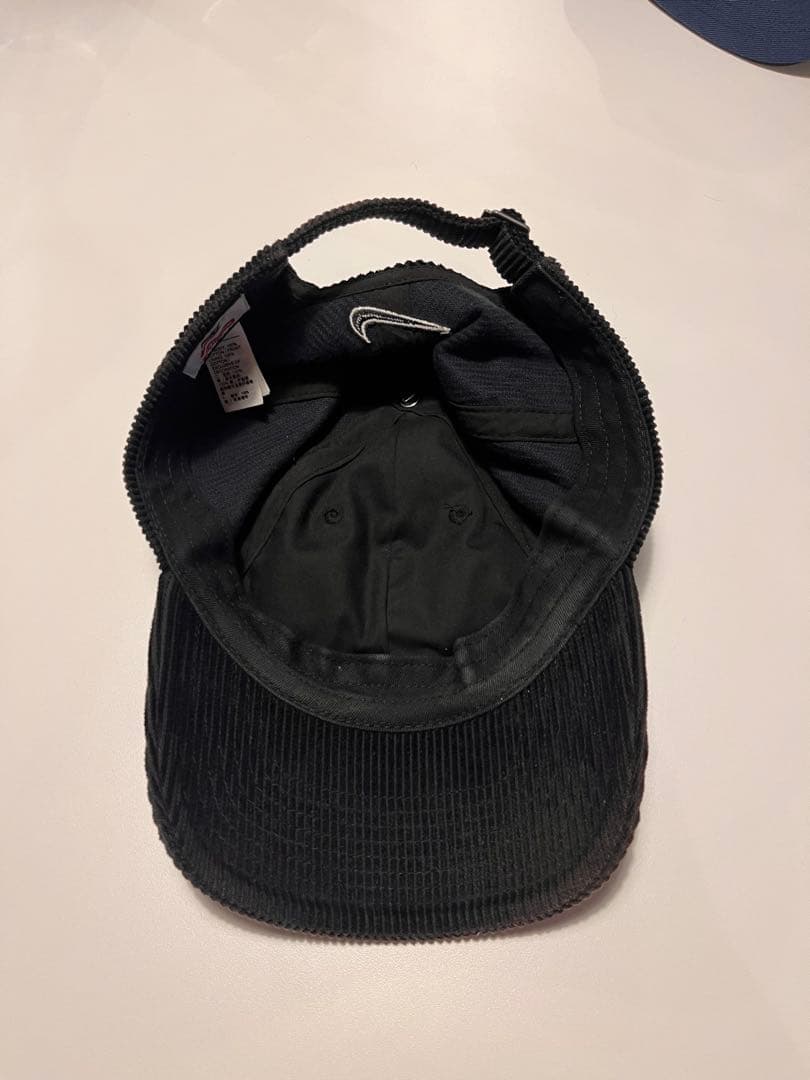 Supreme nike コーデュロイキャップ 黒