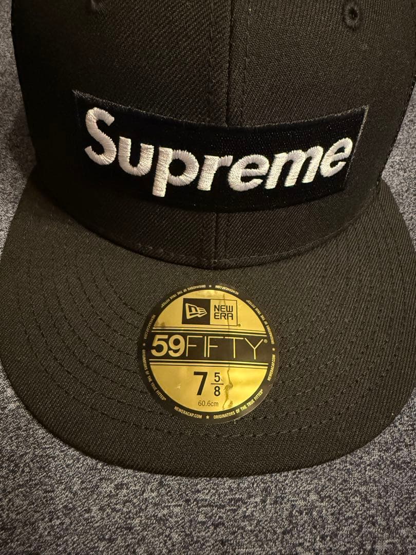 h*a様 Supreme メッシュキャップ ブラック 7 5/8