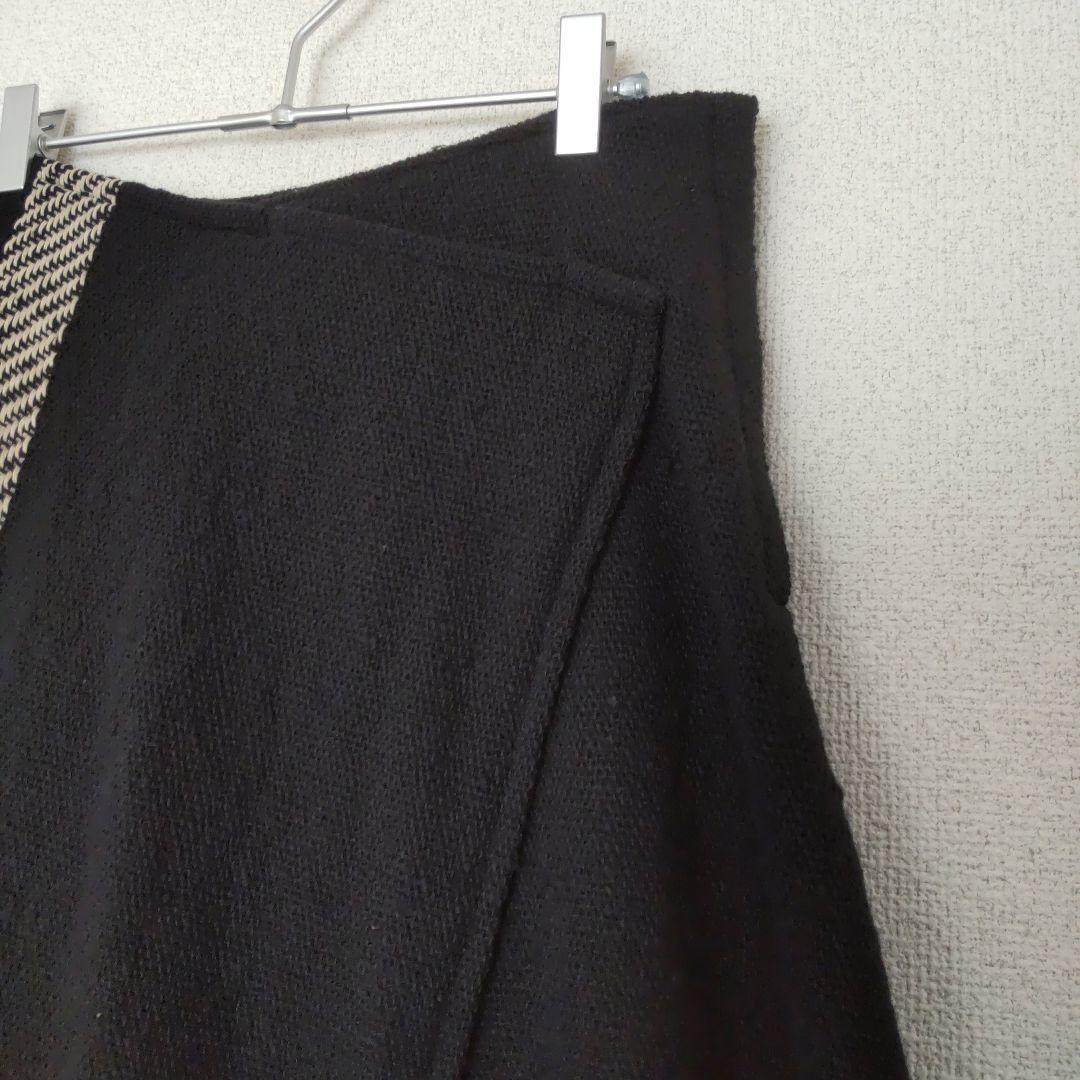 d*9様 ★ヨウジヤマモト★SYNTHETIC LEATHER TWEED スカ