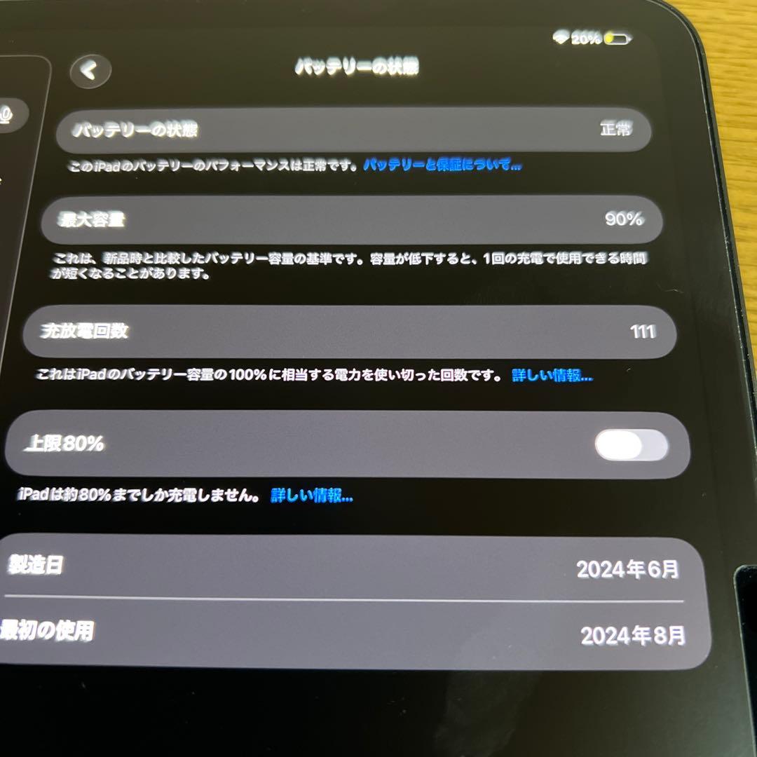 [美品] iPad Pro 11インチ(M4)