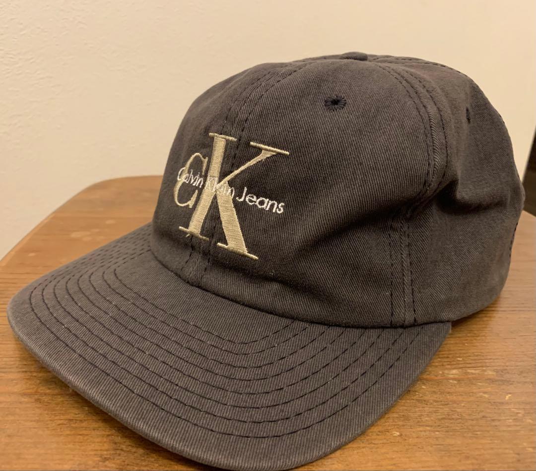   CAP カルバンクライン デニムキャップ　ヴィンテージ